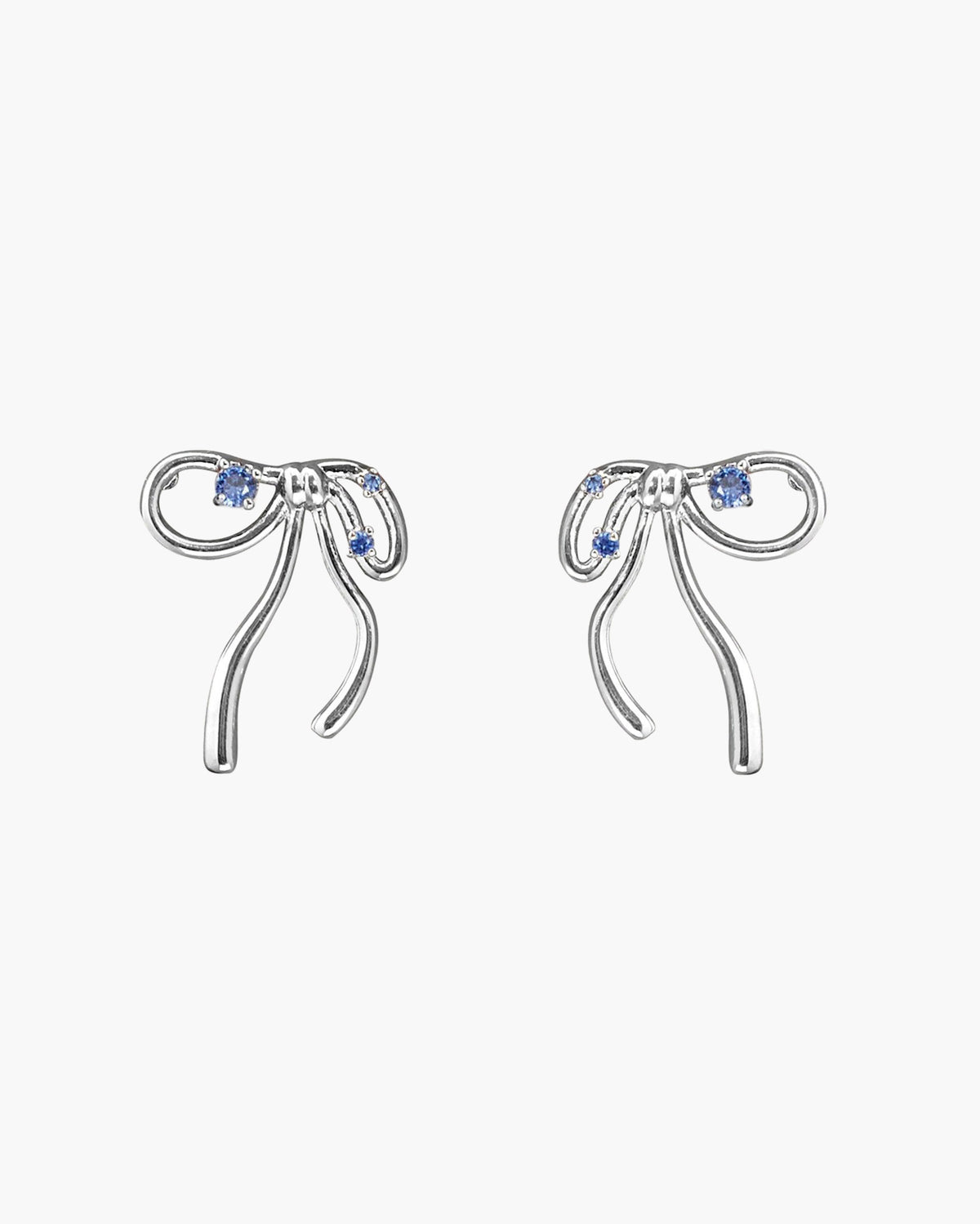 Mini Miffy Stud Earrings in Silver - En Route Jewelry