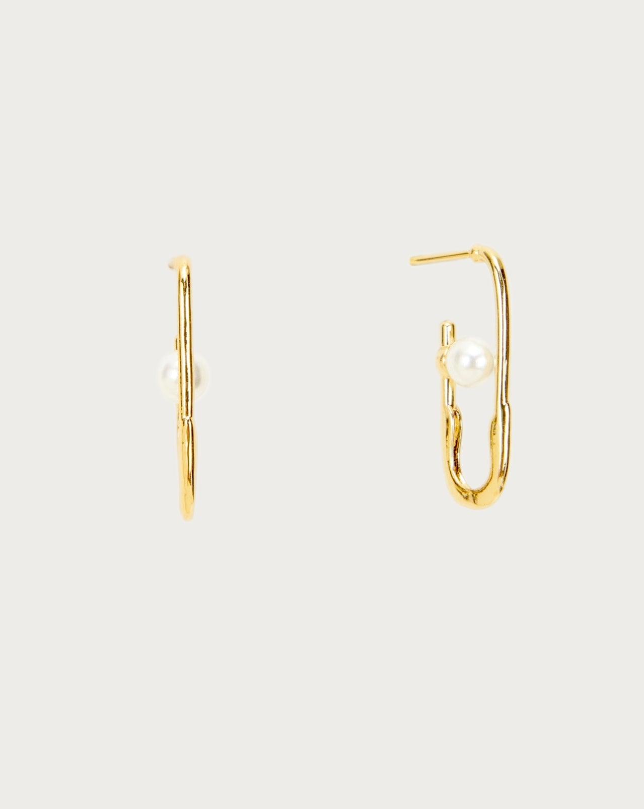 Mini Safety Pin Earrings - En Route Jewelry