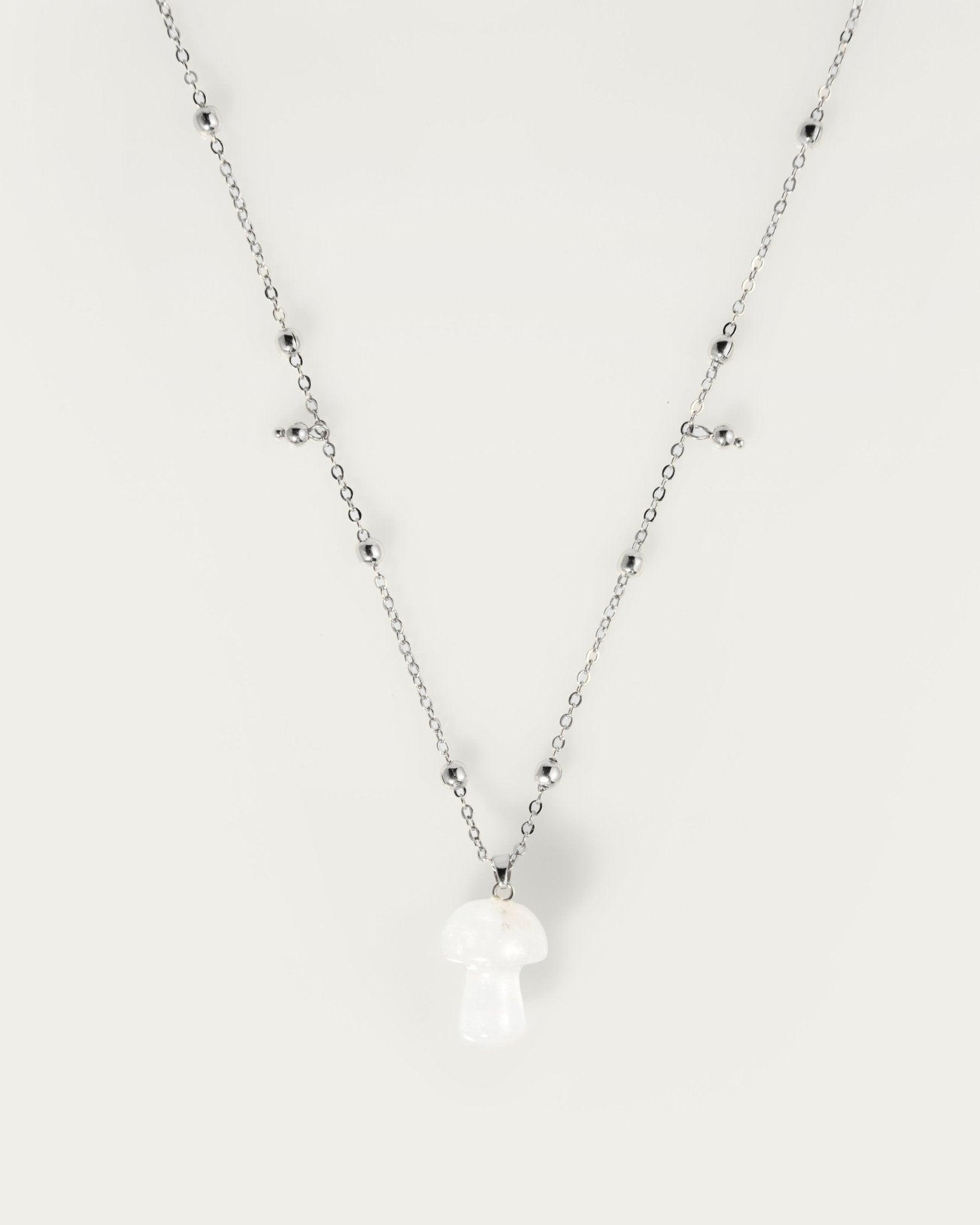 Mushroom Crystal Necklace - En Route Jewelry