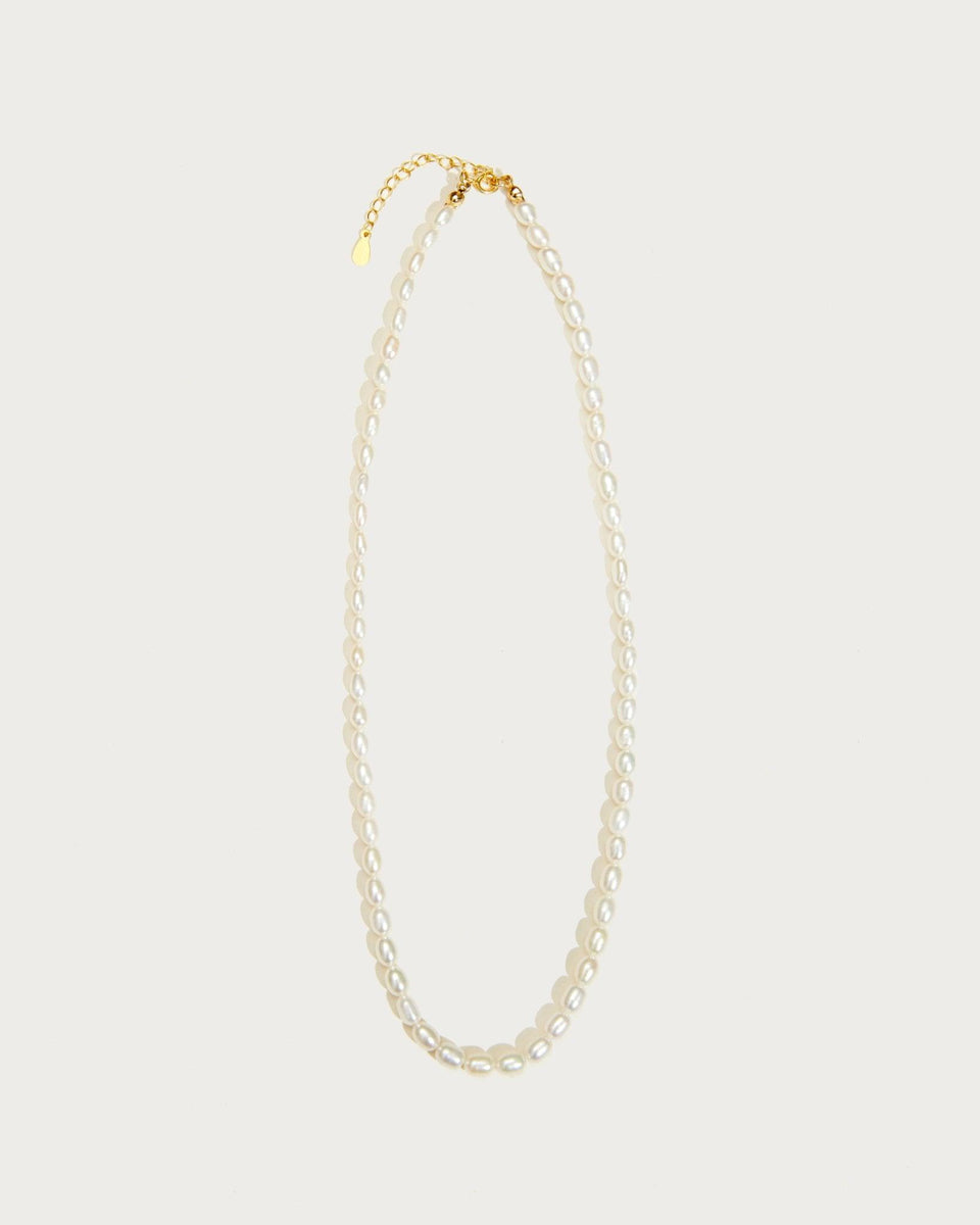 Natural Pearl Chain Necklace | En Route Jewelry