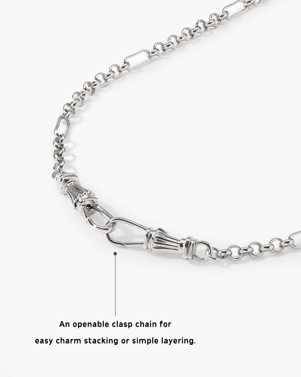 Deco Clasp Chain Necklace