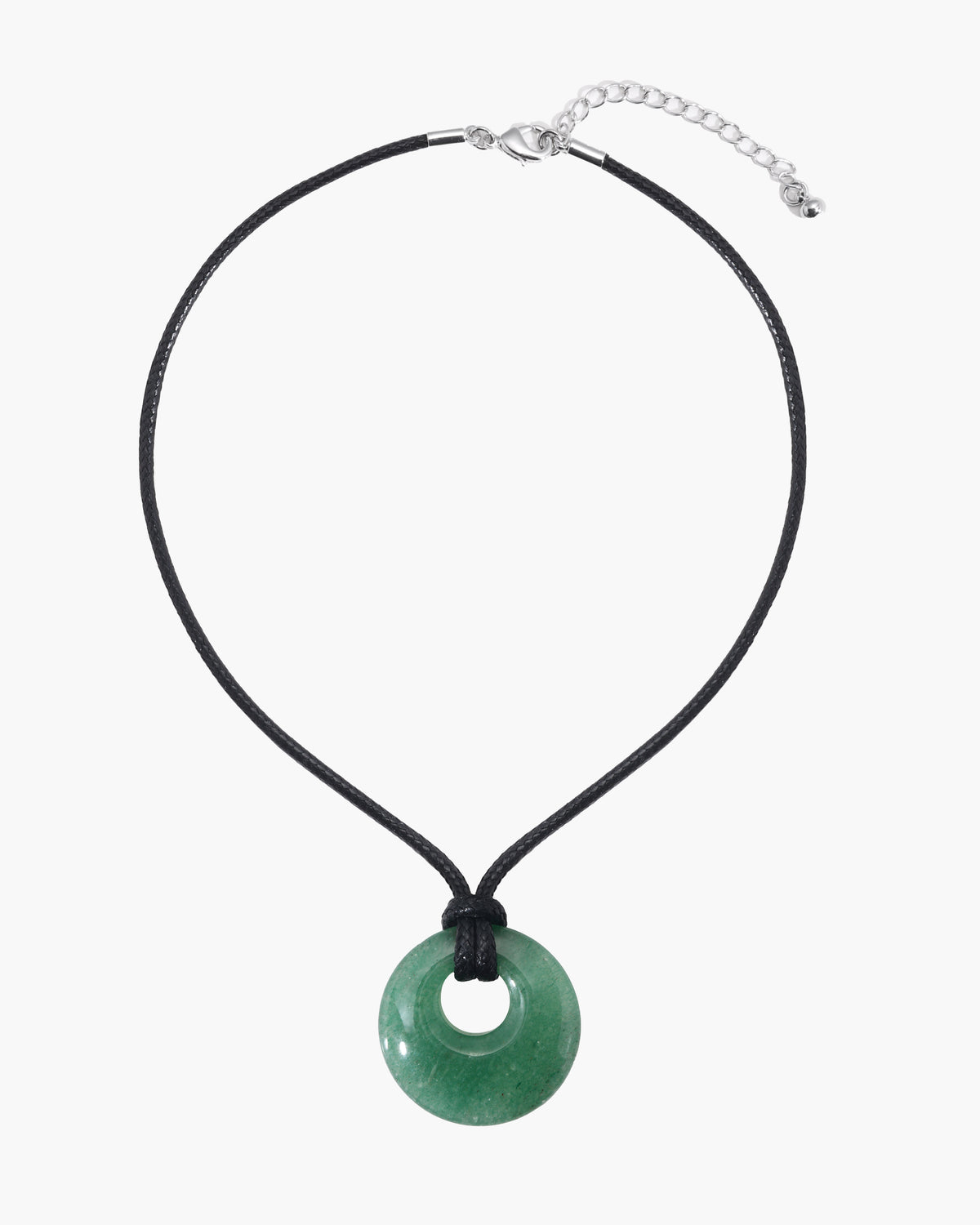 Green Aventurine Cord Necklace - En Route Jewelry