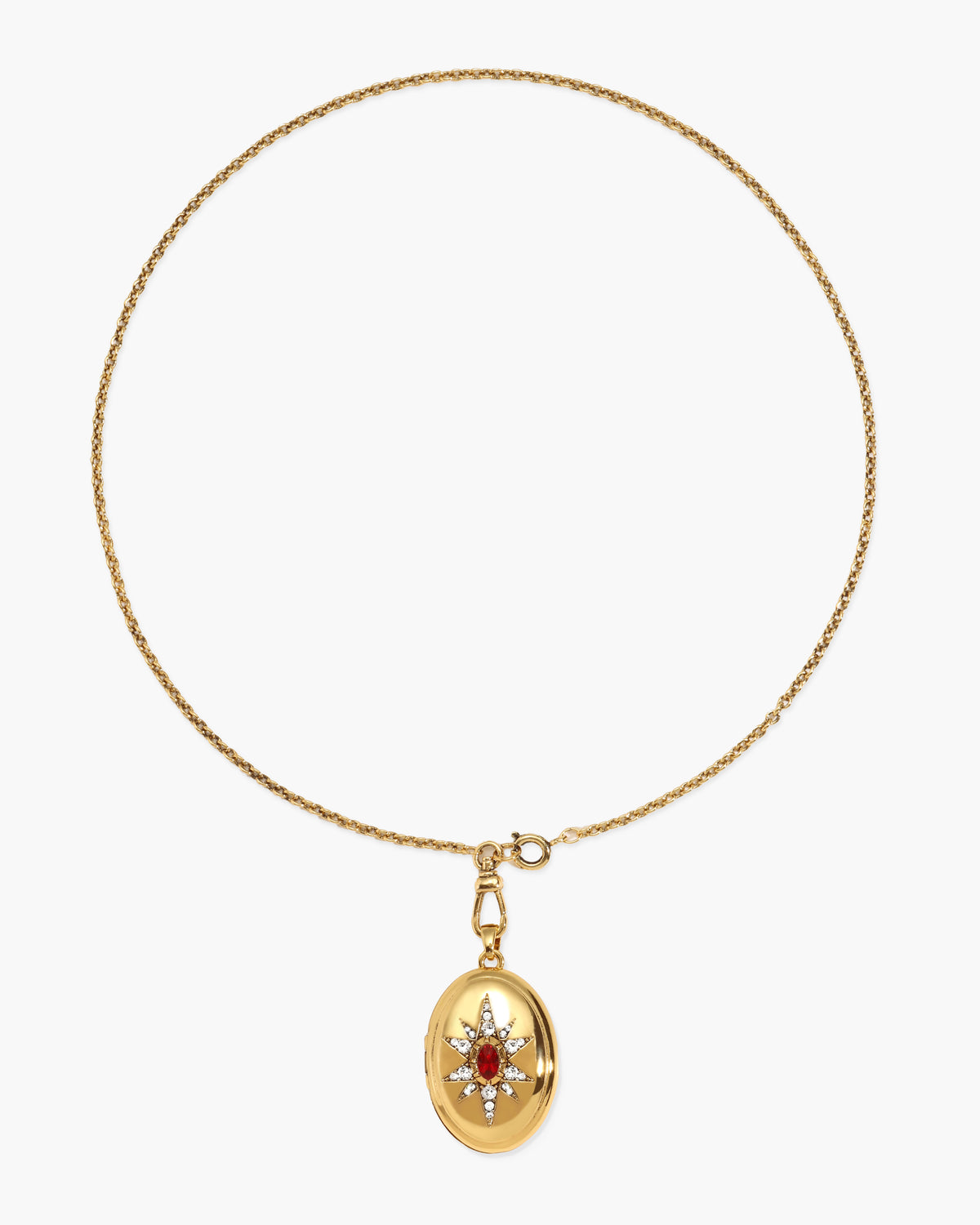 Clara aufklappbare Medaillon-Verschluss-Kettenhalskette