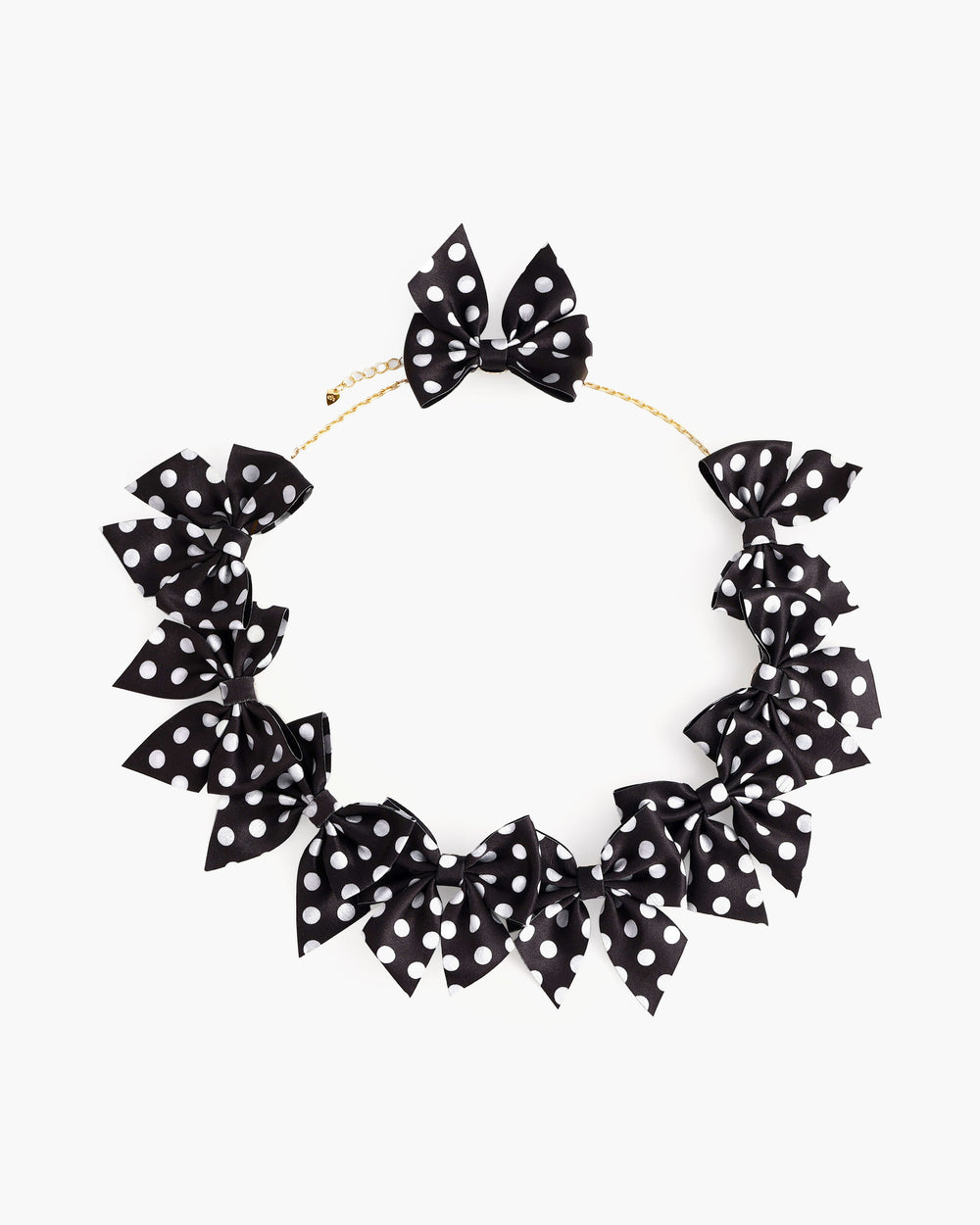Polka Dot Bow Necklace - en route jewelry