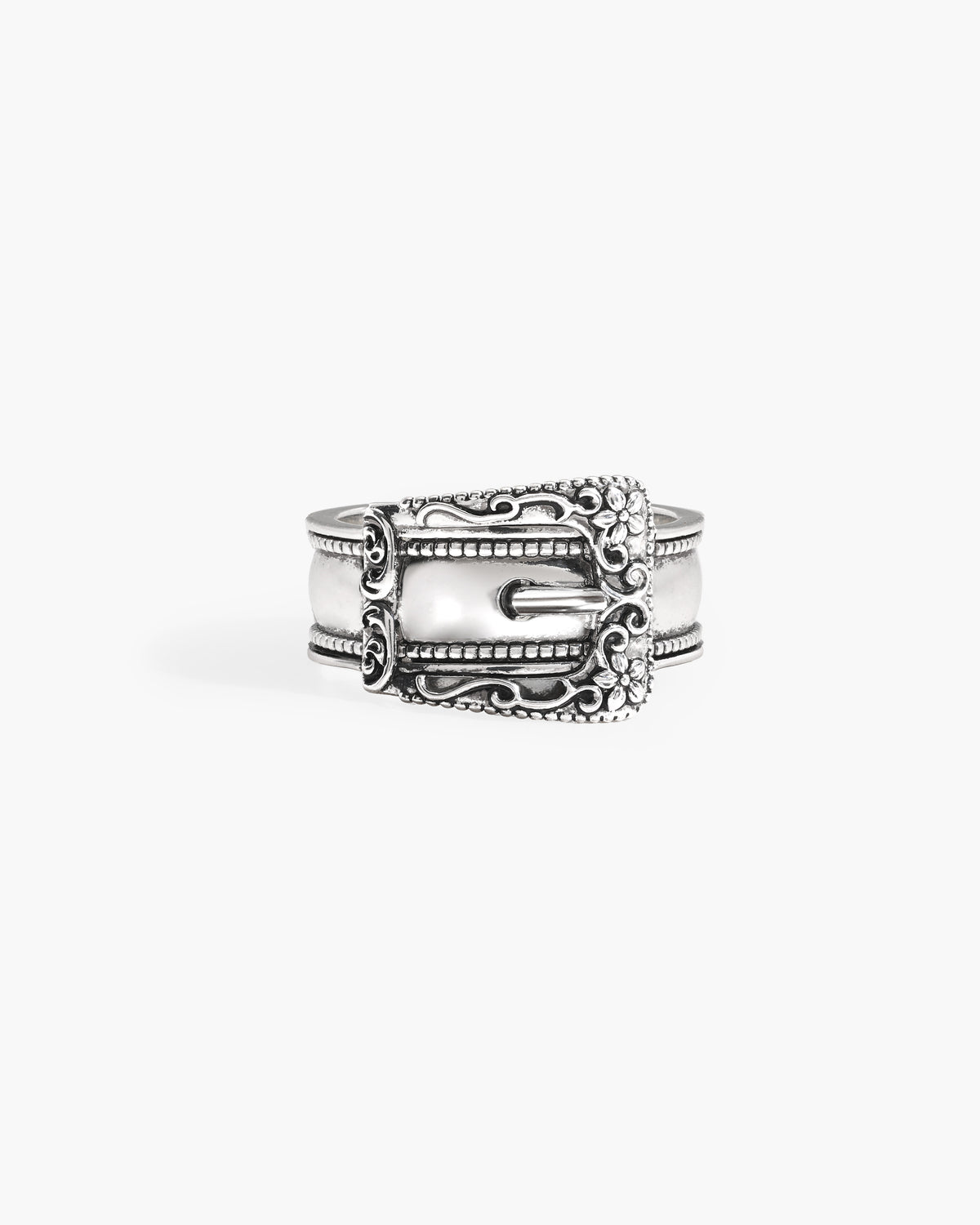 Mojave Buckle Belt Ring in Gold - En Route Jewelry