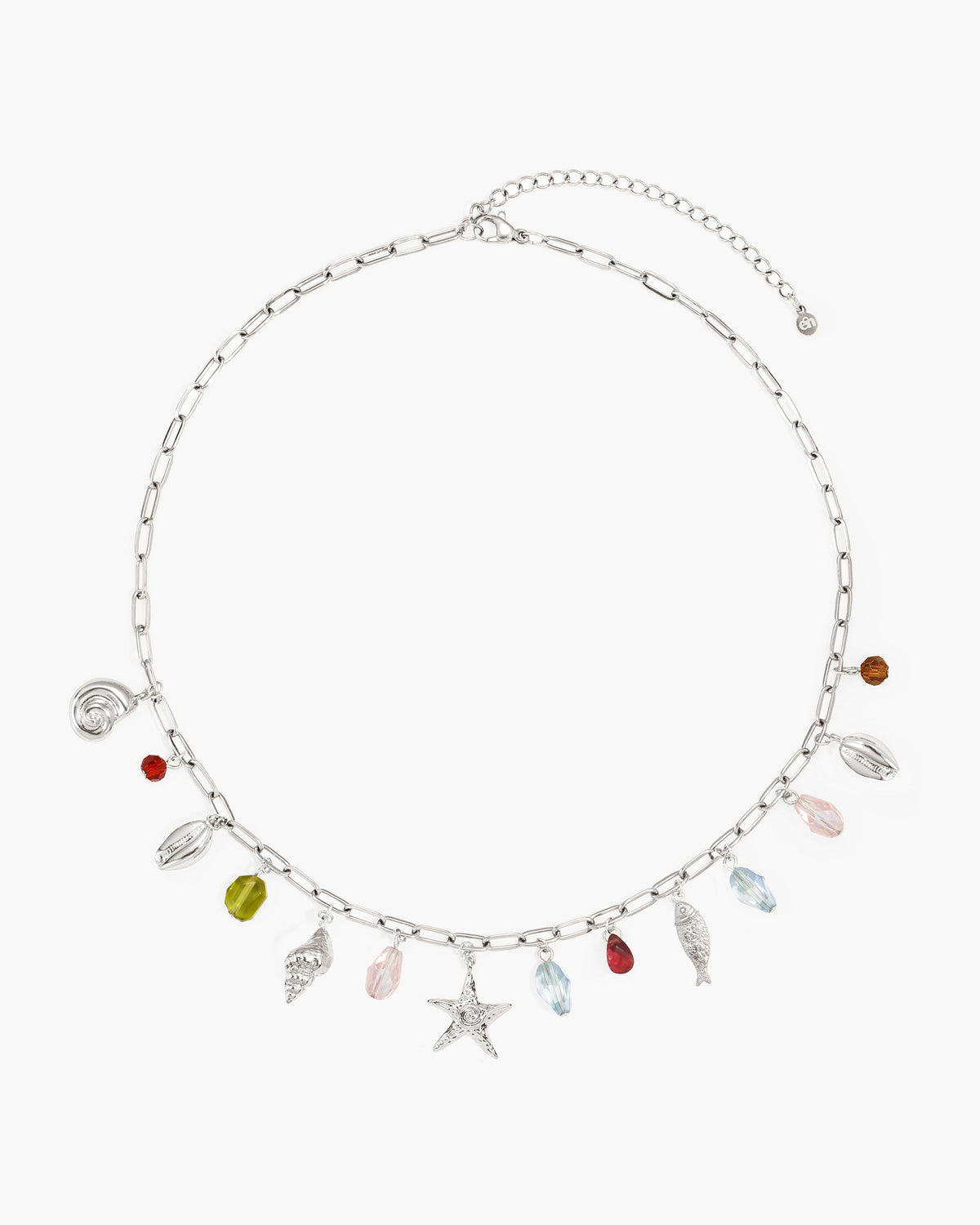Collier ras-de-cou Choker à multi-breloques Coral Dancer en or