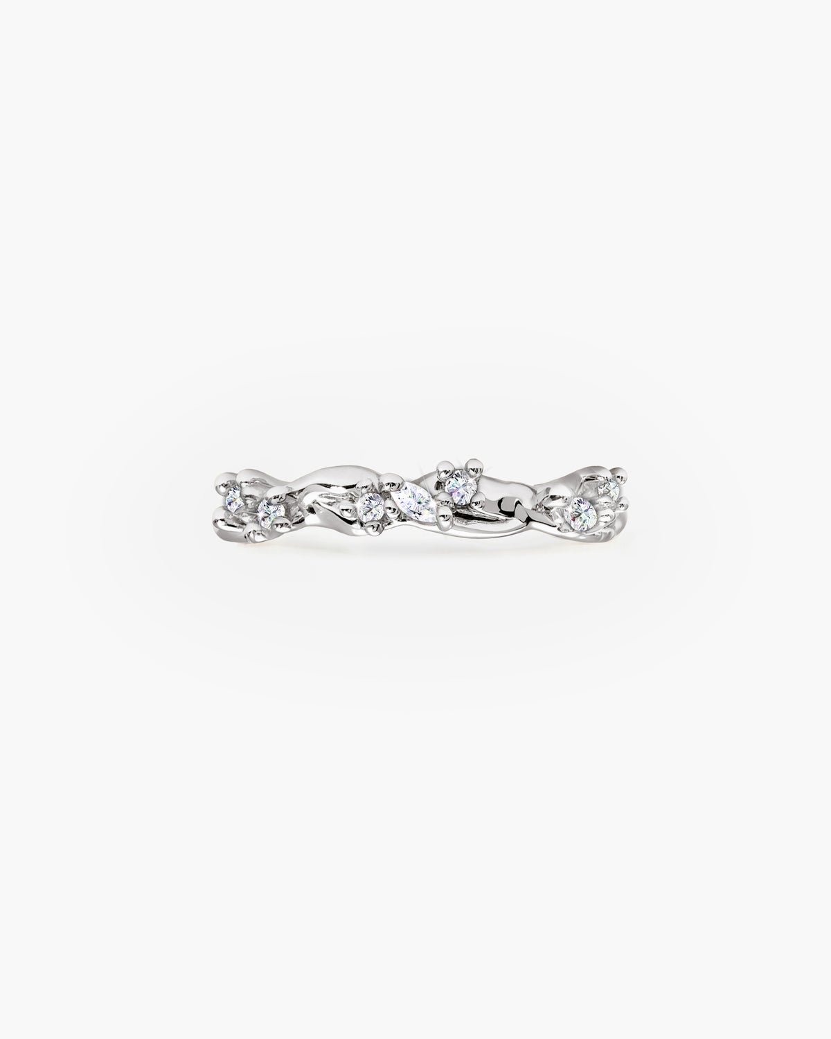 Moonlit Ivy-Ring aus Silber