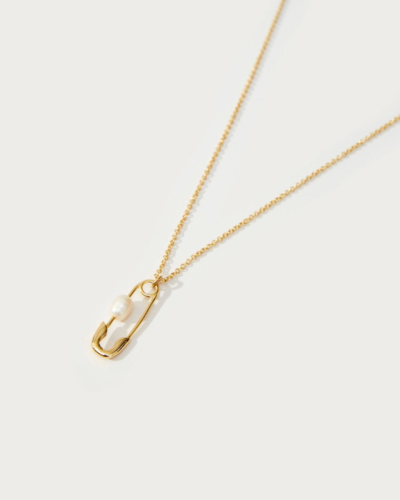 Safety Pin Necklace - En Route Jewelry