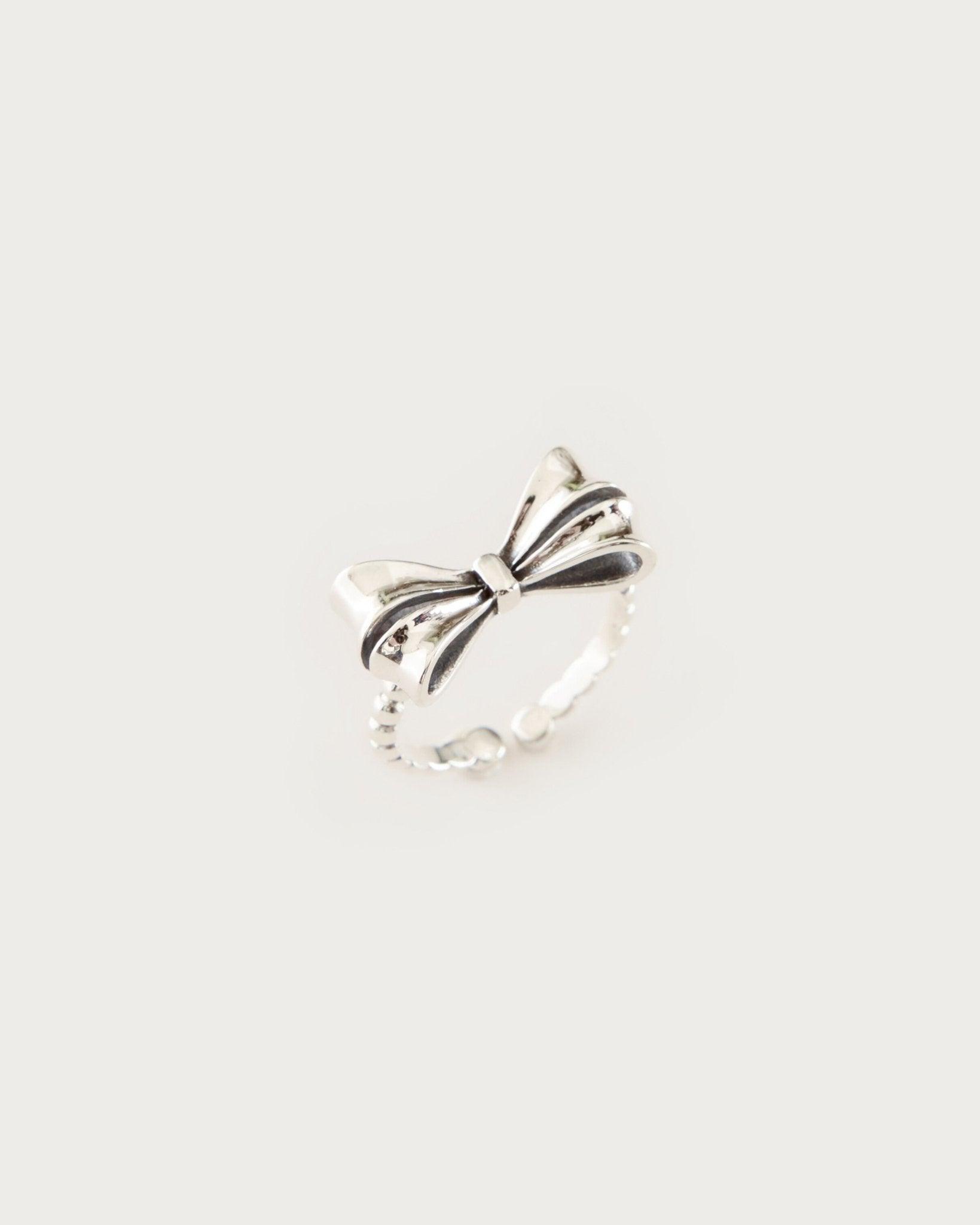 Silver Bow Ring - En Route Jewelry