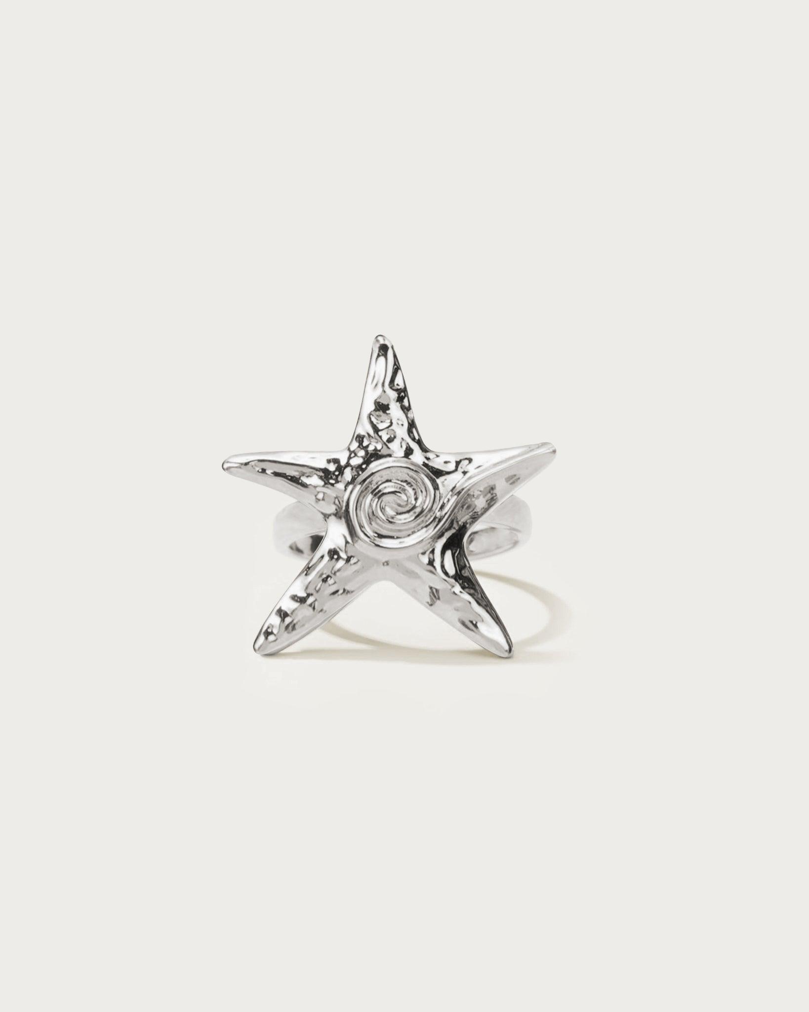 Gold Starfish Ring - En Route Jewelry