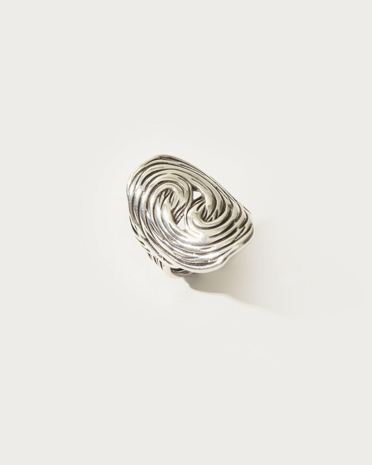 Silver Swirl Anillo