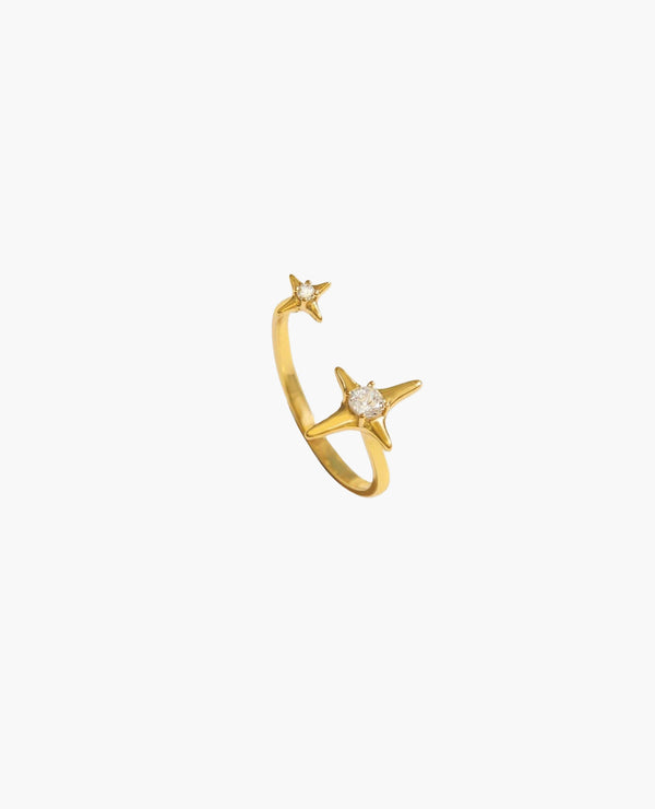 Lucky Clover Ring in Gold