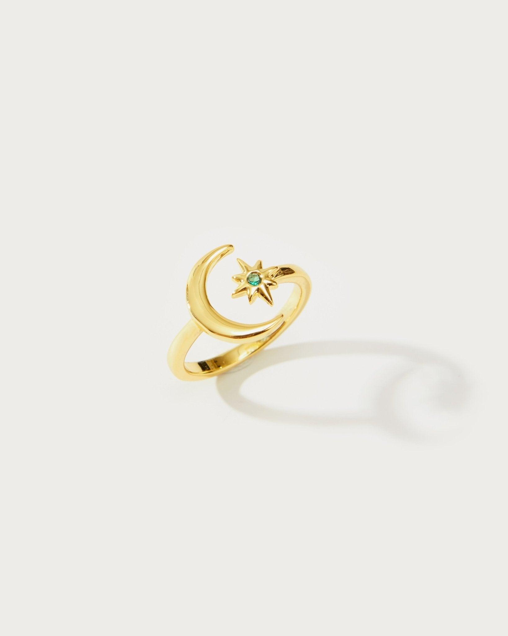 Star & Moon Ring - En Route Jewelry