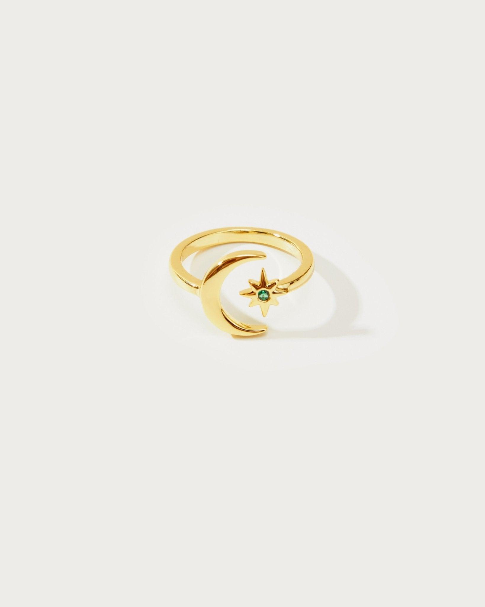 Star & Moon Ring - En Route Jewelry