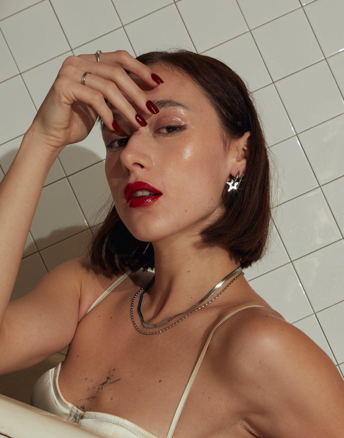 Single Mini Hoop Helix Earring