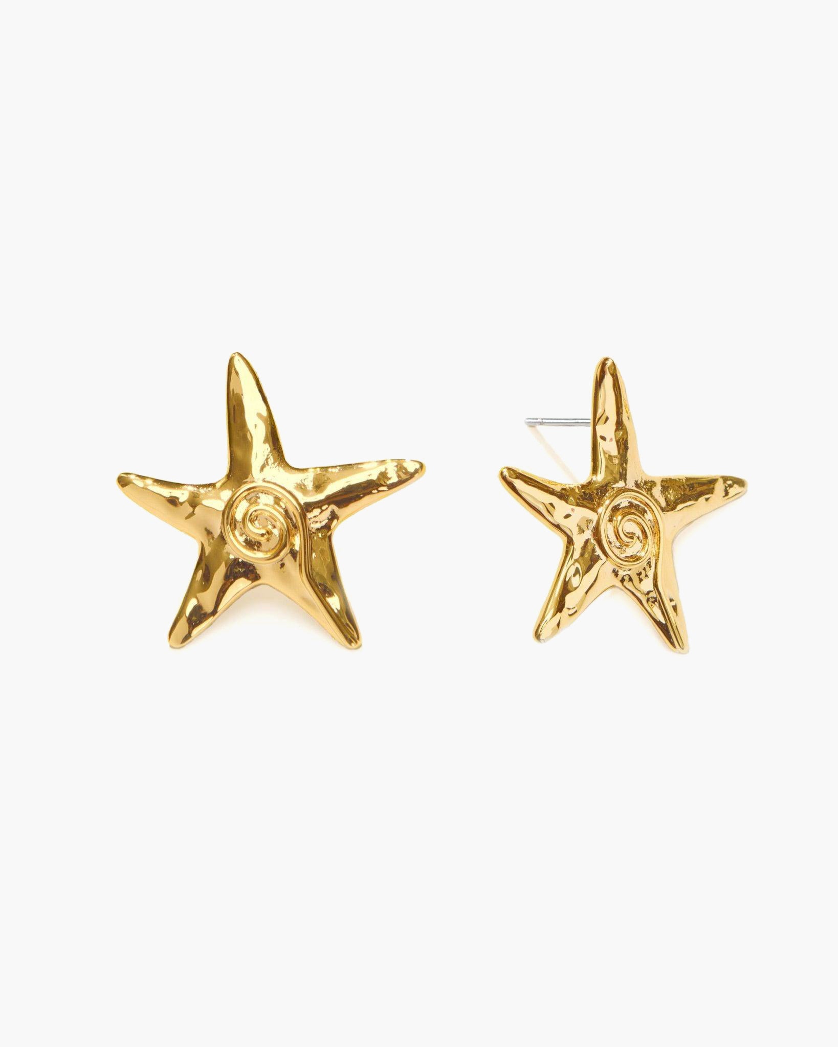 Starfish Stud Earrings - En Route Jewelry