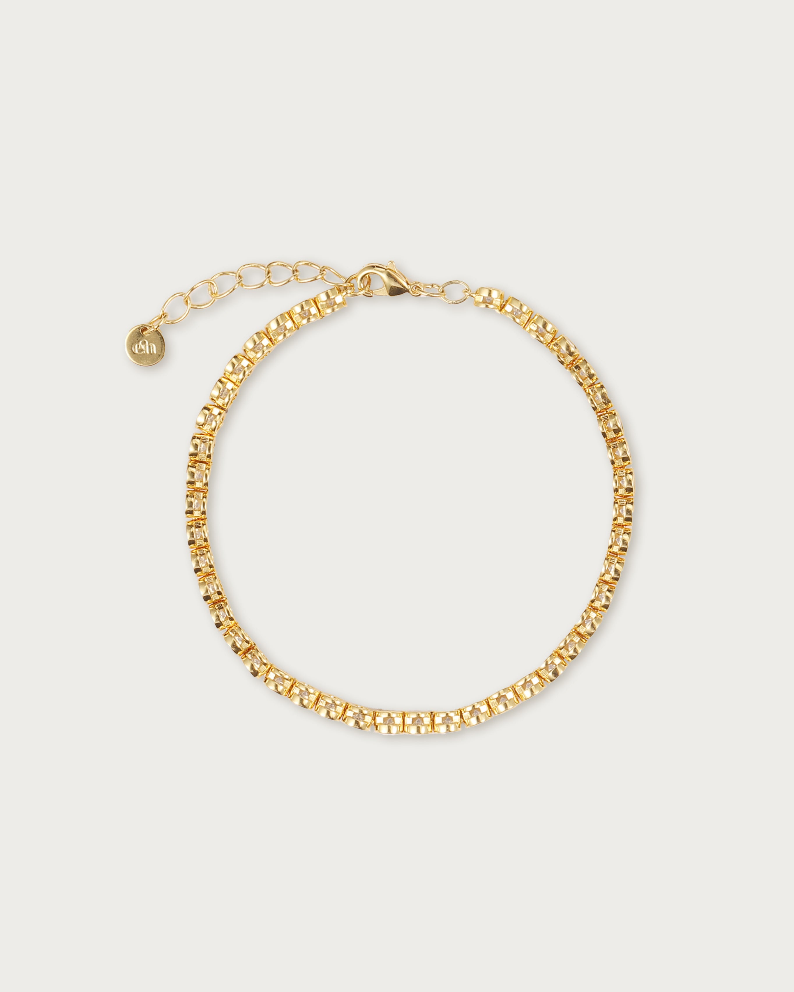 Tennis in Gold Pulsera