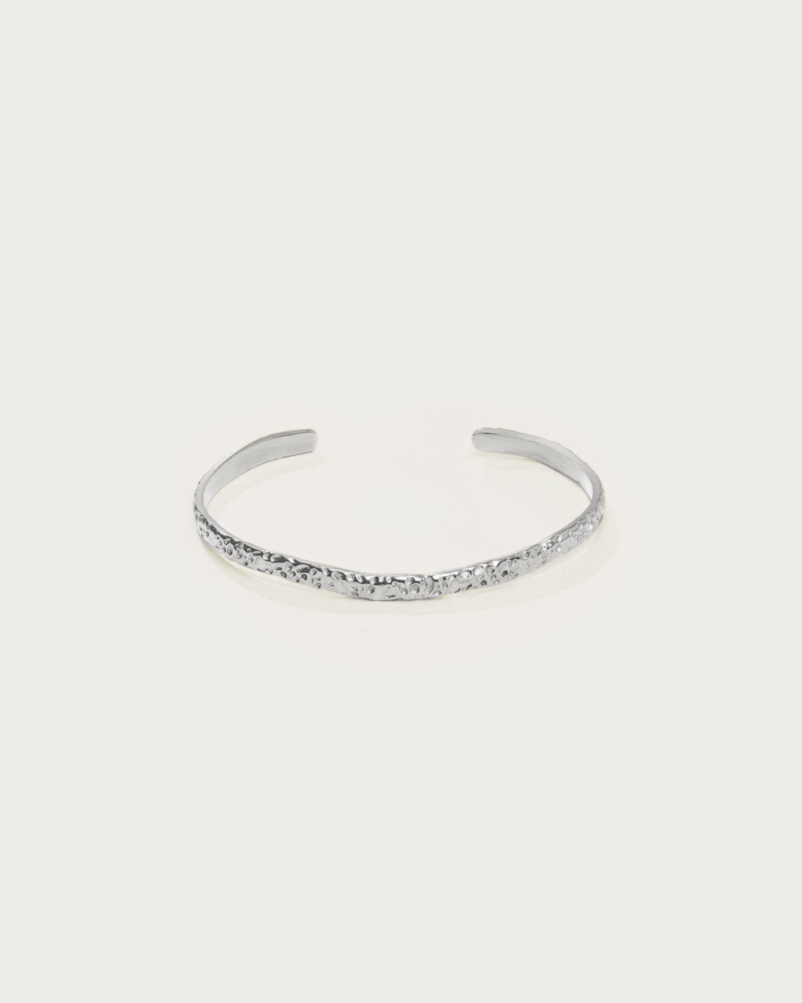 Silver Textured Bangle