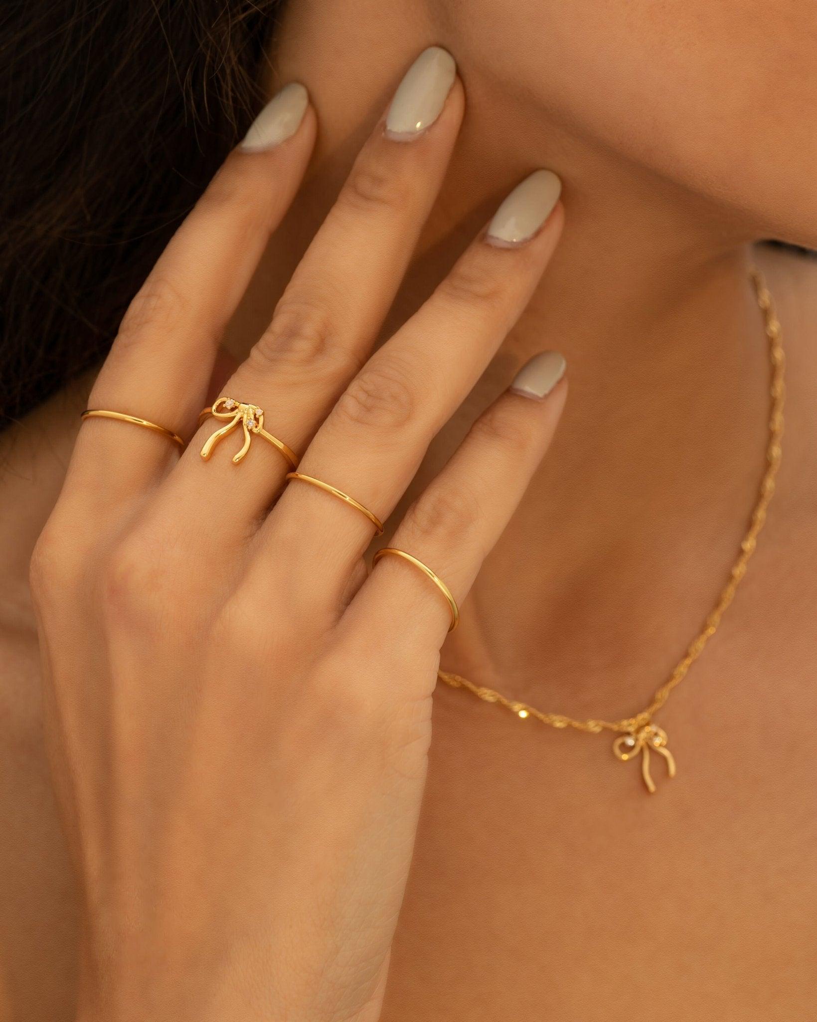 The Miffy Ring in Gold - En Route Jewelry