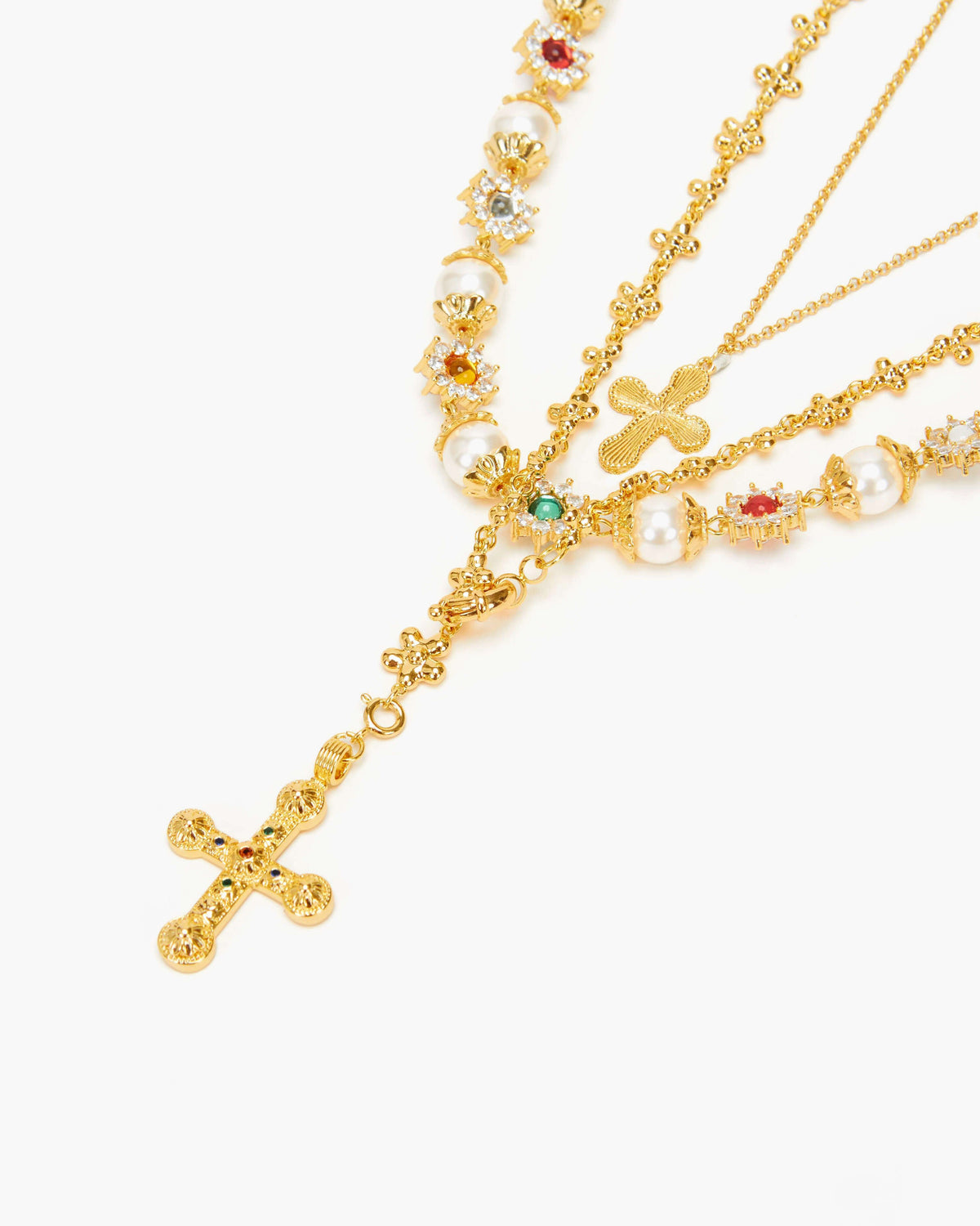 Daisy Pearl Necklace