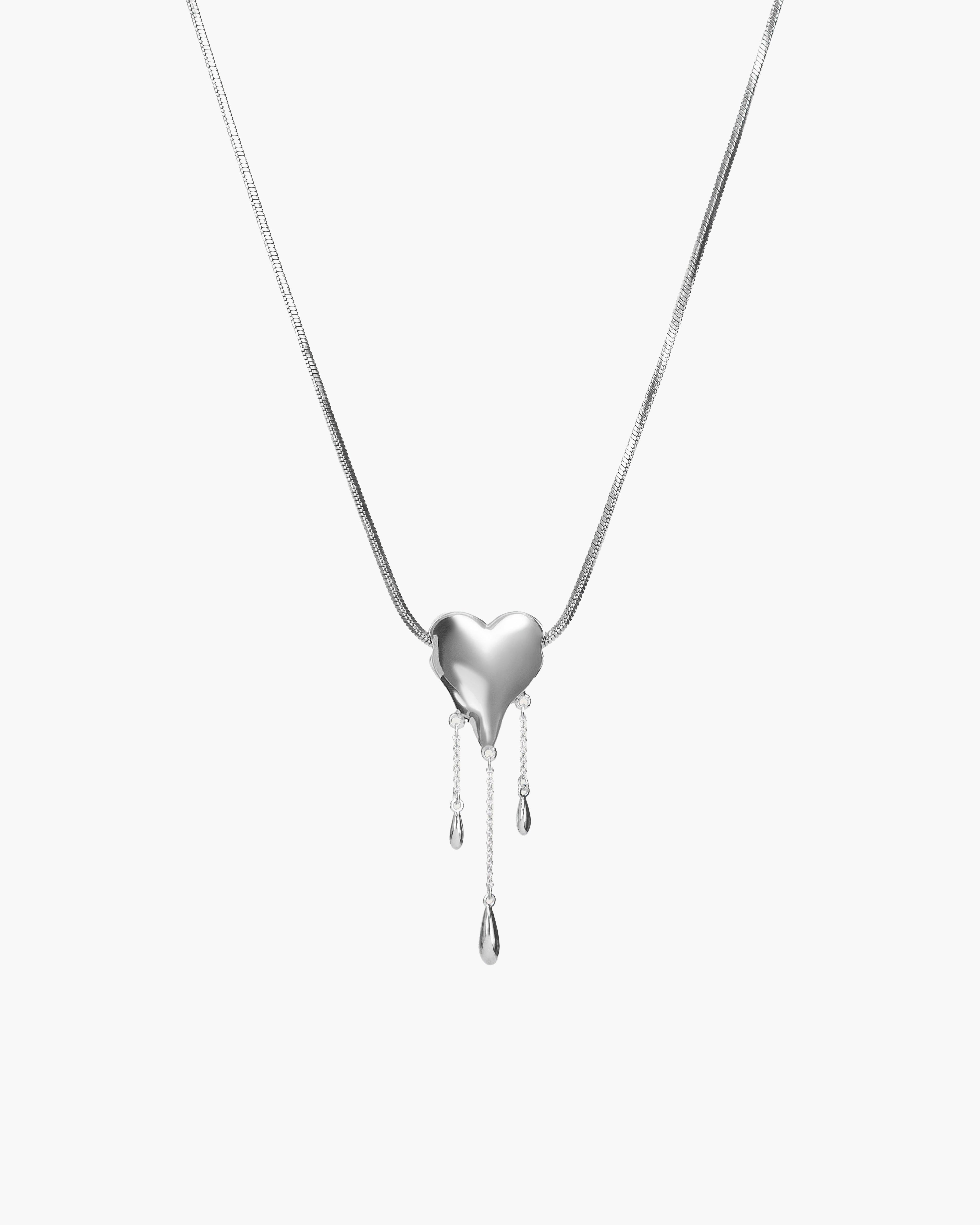 Venom’s Golden Drip Heart Necklace - En Route Jewelry