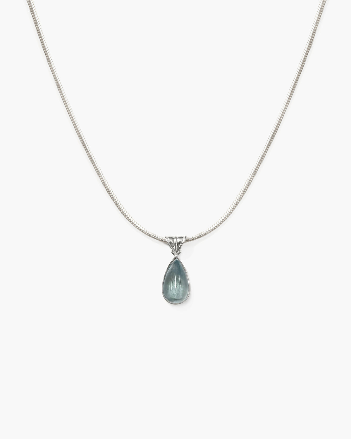 Waterdrop Necklace in Marine Blue - En Route Jewelry