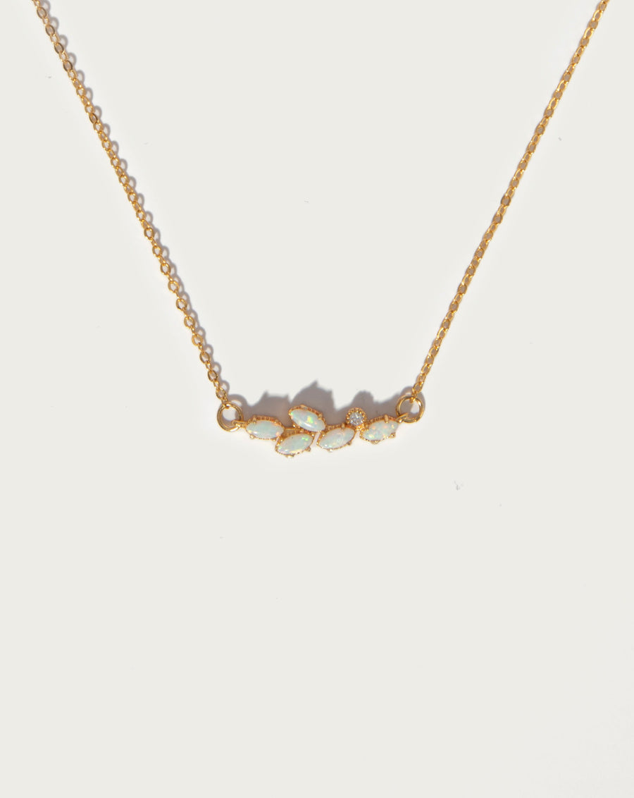 Leaf Opal Necklace