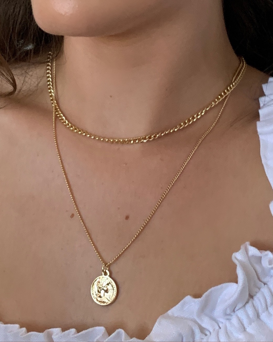 Sofia Coin Chain Necklace