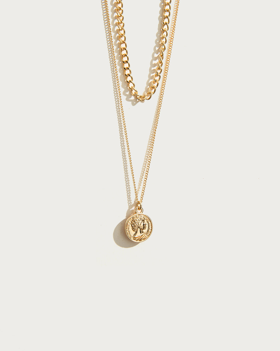 Sofia Coin Chain Necklace
