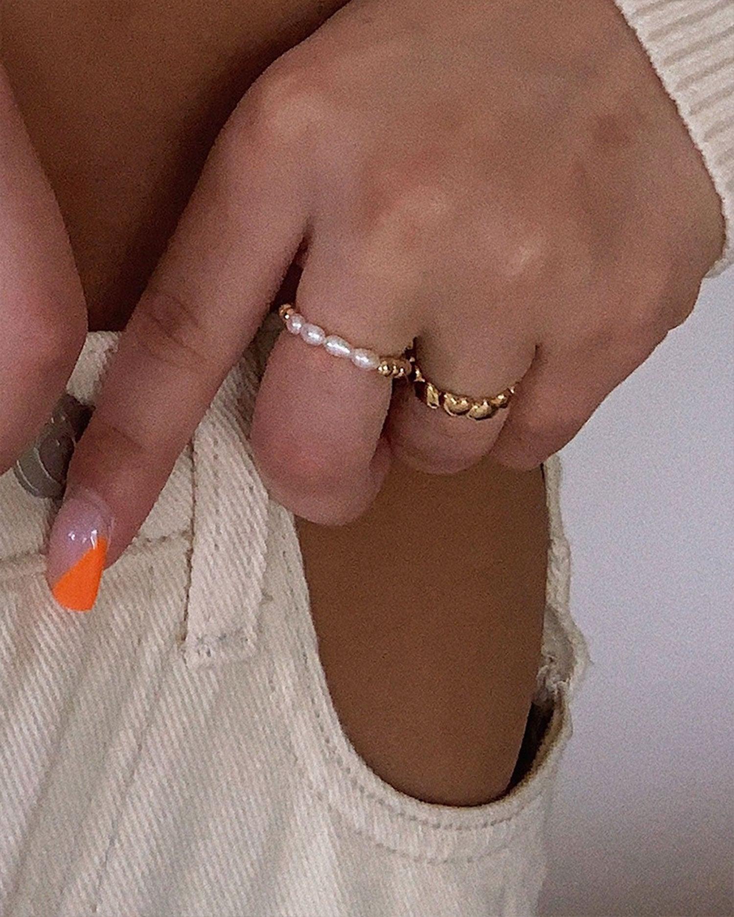 Theo Pearl Ring - En Route Jewelry