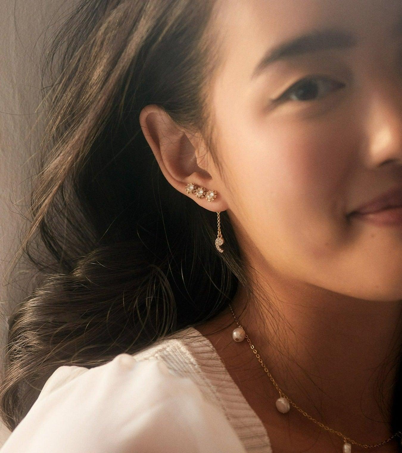 W;nk Earrings - En Route Jewelry